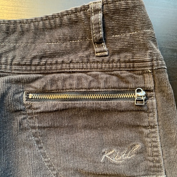 Kühl Mountain Culture Brown/Gray Corduroy Y2K Mini Skirt size 12 EUC - Picture 4 of 8